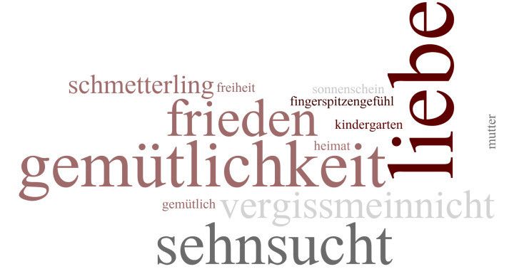 Die schönsten Wörter der deutschen Sprache