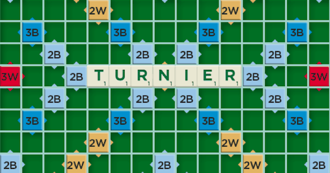 Scrabble-Turnier – 1. Runde